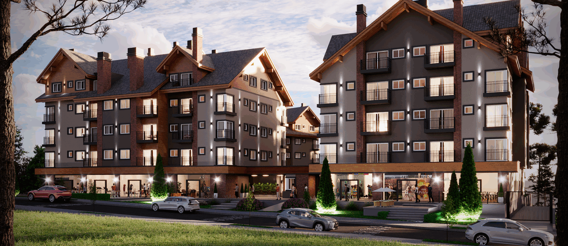 Apartamentos à venda em Gramado na planta - Residencial Belluno
