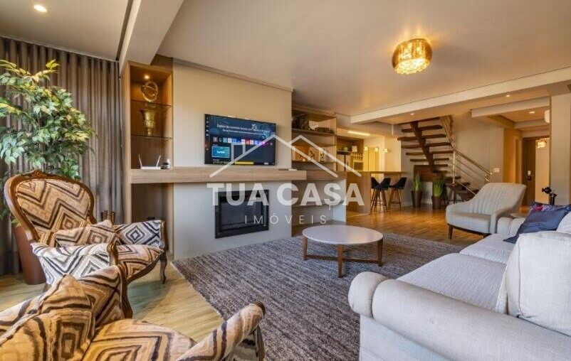 Cobertura Duplex de 04 suítes 1 suíte com hidro centro Gramado