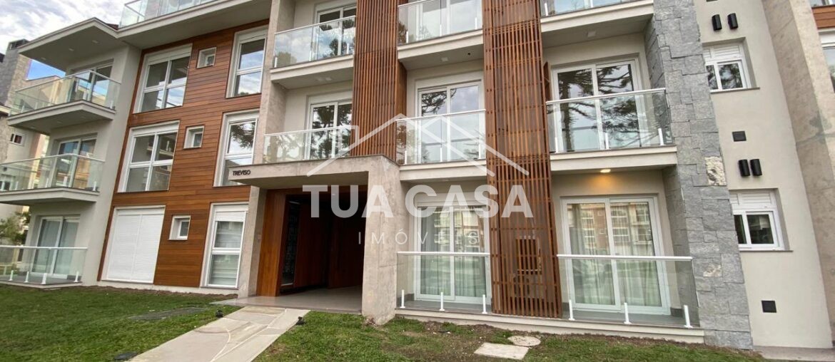 Apartamento à venda no Residencial Vêneto no Carniel em Gramado com 1 suíte