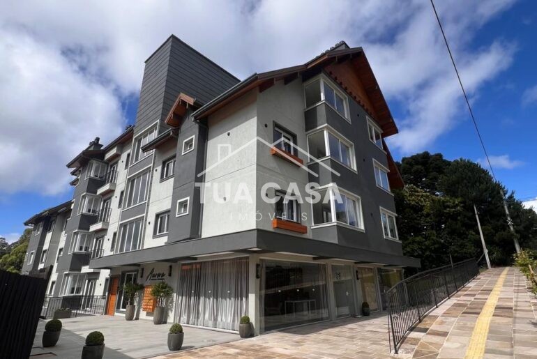 Apartamento à venda no Centro de Gramado com 1 dormitório