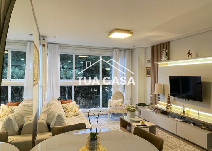 Apartamento mobiliado à venda no Toscano Residencial em Gramado com 2 dormitórios