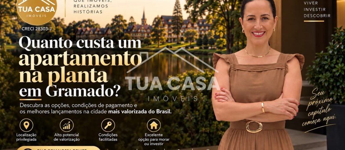 Quanto custa apartamento na planta em Gramado